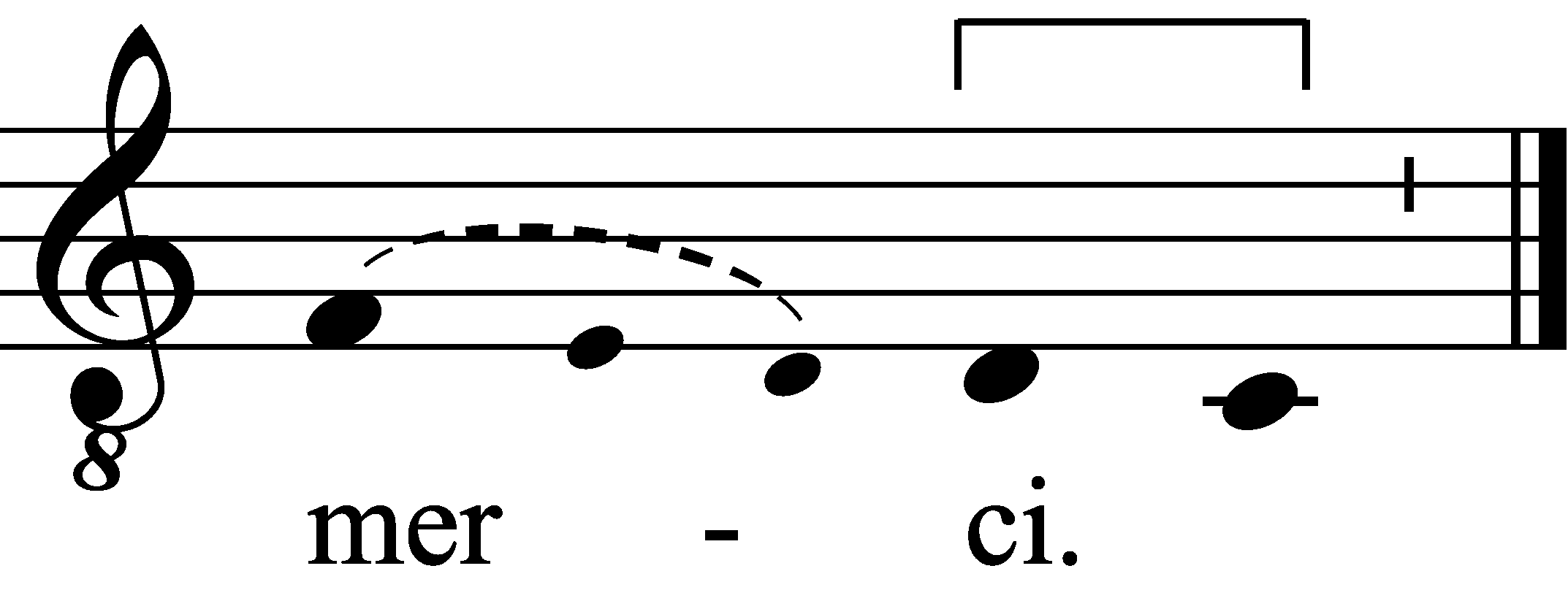 Refrain musical notation